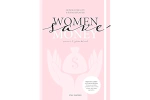Women save Money | Haushalts- und Finanzplaner für Frauen inkl. Spar-Tipps und Spar Challenge für Einnahmen und Ausgaben | Rosa Budgetplaner für 1 Jahr