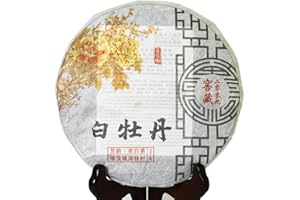 GOARTEA 351g (12.38 oz) 2009 Year Organic Supreme Aged Bai Mu Dan White Peony Cake FuDing White Tea Cake Té