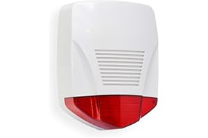 Tiiwee Sirena Allarme Finta da Esterno - Modello Grande -Senza Elettronica - Antifurto