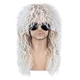 Schwarze Rocker-Perücke Für Herren – Vokuhila-Look Für Karneval, 80er Party & Halloween