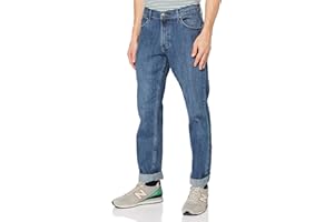 Wrangler Herren Jeans Regular - Mid Waist - Regular Fit - Blau Schwarz W30-W44