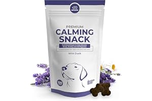 Anicare Premium Calming Snack - Snack fonctionnel pour soulager le stress et l'anxiété des chiens et des chats - avec de la lavande et de la camomille, des probiotiques, des vitamines et des minéraux.