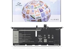 ANTIEE DXGH8 Laptop Batería para DELL XPS 13 9370 9380 7390 Inspiron 13 7390 7391 2-in-1 Inspiron 5390 5391 7490 Latitude 3301 E3301 Vostro 5390 5391 Series G8VCF H754V 0H754V P82G 7.6V 52Wh