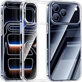 URUCHI Şeffaf Kılıf, iPhone 17 ile Uyumlu, Darbelere Dayanıklı Sert PC Arka Y&uuml;zey, Kaymaz Tutuş, Kamera Korumalı, İnce ve Haf