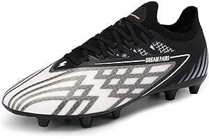 DREAM PAIRS Chaussures de Football pour Hommes Durable Crampons de Football à Lacets SDSS2406M-E