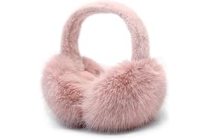 SEYUFN Plüsch Ohrenschützer Damen Winter Ohrenwärmer Faltbare Ohrenschützer Damen Earmuffs Weich Teenager-Mädchen