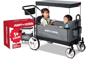 Radio Flyer City Luxe Stroll ?N Wagon - Amazon Exclusive, Grey
