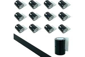 MEBOEM 5760pcs Real Glass Silver Mirrors Mosaic Tiles Sticker for Craft Mini Square Glass Tiles Self Adhesive,5mm by 5mm (Black)