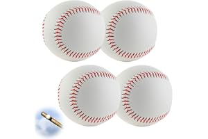TOATELU Pelotas de Béisbol: Juego de 4 para Jóvenes/Adultos, Baseball Ball Profesionales 9" para Juegos de Béisbol