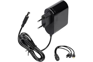 Carbosing 12V 2A Adaptateur Secteur Alimentation Chargeur Compatible avec Etiqueteuse Dymo 260P, 280, 360D, 420P, LM-280, S0968970, S0879590 Label Manager Câble d'alimentation