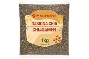 Malinowe NASIONA CHIA 1kg Szałwia Hiszpańska Wysoka Jakość