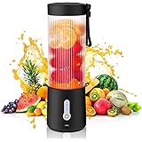 Portable Blender Personal Size Blender - 15.2 Oz USB Rechargeable 4000mAh Mini Blender | 6 Blades Shakes and Smoothies Juicer