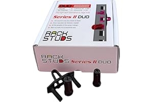 ‎RACKSTUDS DUO20 1RU Series II Rack-Montagelösung – Alternative zu herkömmlichen Rack-Schrauben und Käfigmuttern sowie Server-Rack-Schrauben Ideal für die Einrichtung von Server-Hardware – 20er-Pack, Universal