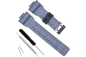 MYTIME Correa de repuesto de resina natural para reloj Casio G-Shock GD120/GA-100/GA-110/GA-100C