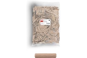 TOX taco de madera Boltfix wood XL 10x40 mm, unión fiable de piezas de madera con sujeción perfecta, adecuado para muebles y perfiles angulares, 400 piezas en un paquete a granel, 015600181