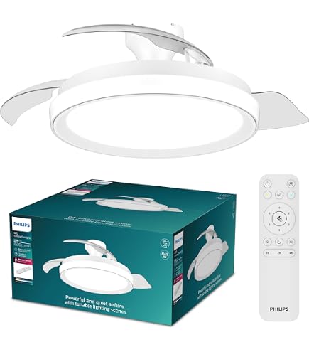 Ventilatore da soffitto ROSE, nero, 65 cm, CCT, dimmerabile, MANTRA