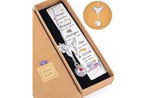 TOLOYE Marque Page Métal, Marque Page Personnalisé avec Pendentifs Papillon Parfait Marque Page Anniversaire Apprécier Journée Enseignants Cadeau Remise Diplômes pour Amis Enseignants étudiants Lecteurs