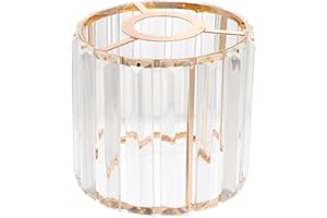 LABRIMP Lamp Shade Art Cover for Ceiling Light European Style Metal Lampshade, 12CM Gold Lampshade for Living Room, Kitchen and Dining Room Chandeliers and Wall Lamps (E27)