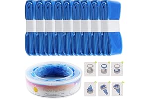 ALETO 9 recharge + 1 panier compatible avec système d'élimination pour couches films de charge