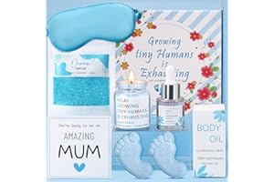 TUDOU Baby Shower Gifts, Mum to Be Gifts, New Mum Pamper Kit, Relaxation New Mum Care Package Pregnant Gifts for Mum Expecting, Mum to Be Hamper New Mum Presents for Her, 100% Natural Organic Vegan