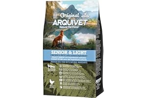 ARQUIVET Original - Senior & Light - Kurczak i ryż - 3 kg - Pomyśl dla starszych dorosłych psów - kurczak i ryż - Karma dla psów - Suszona karma dla psów - Karma dla psów - Karma dla psów
