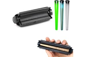 QIANFENG Joint Drehmaschine,Drehmaschine Zigaretten,Cigarette Machine Drehhilfe,3PCS Konisch Roller Rolling,Zigarettendrehmaschine Dreh,Drehunterlage Elektrisch,Filter Gizeh Konische Lathe Zigarettendreher