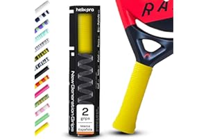 HELIX PRO GRIP Padel. Duración x10 Tecnología Antisudor Premium 1 Minuto en Aplicar Overgrips Padel Grip Tenis Padel Accesorios Hexacore Apto para Bádminton Squash Bicicleta