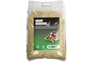 ProRep Hemp Bedding 25L | Reptile Substrate | 100% Natural | Odourless | 25L Bag