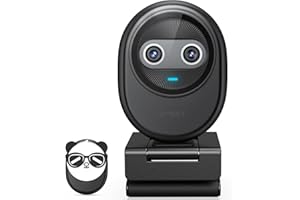 EMEET Piko 4K Webcam for Streaming, World's 1st Dual-Camera AI-Powered 4K Webcam w/AI Autofocus, 3 Mics Array&3 Sound Modes, USB Plug and Play, Ideal for Streaming, Desk Decoration and Creative Gifts