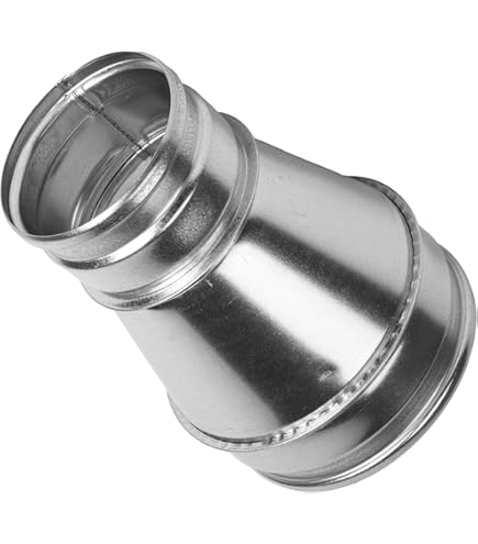 Inch Duct PATIKIL To Inch Duct Reducer, Galvanized Steel Air