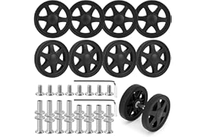 Vivikivi 8 PCS Suitcase Wheels Replacement Kit Wear-resistant Luggage Replacement Wheels Mute Durable, VK-A51 50mm