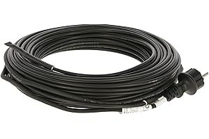Kerbl 296092 Câble antigel 40 m (800 W, câble Chauffant pour gouttière/tuyauterie, pour l'hivernage des Plantes, Protection Contre Le Gel pour tuyaux et Plantes en Pot)