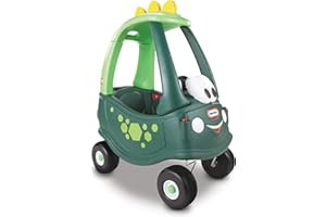 Little Tikes Dino Cozy Coupe Car. Kids Ride-On, Foot to Floor Slider, Mini Vehicle Push Car With Real Working Horn, Clicking Ignition Switch & Petrol Cap. For Ages 18 Months+