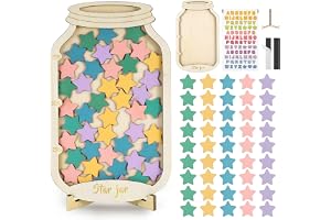 JIANTA Belöningsburk för barn, magnetiskt beteende för barn | För klassrum för bra körning Reward Jar 45 stjärnor - Macaron