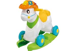 Chicco Baby Rodeo - Juego de Montar para niños, 3 Botones interactivos, Fabricado en Italia, de plástico Reciclado, Paquete de plástico Reciclado, Juguetes para niños de 1 a 3 años