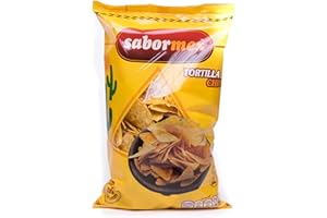 SABORMEX Nachos Totopos Fritos Triangular 300 gr Snack Mexicano Nachos para guacamole o para hacerlos con queso fundido Para Dipear en Salsas Mexicanas