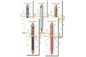‎MILABOO Milaboo® Glücksstifte Inspiration – 10er Set in 5 Farben (je 2 Stück) | Geschenkstifte, Mitgebsel & Ideenbegleiter – fertig verpackt zum Verschen (10er Set Inspiration)