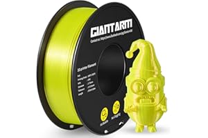 GIANTARM Filamento PLA 1.75mm Seda Amarillo,Impresora 3D PLA Filamento 1 kg Carrete