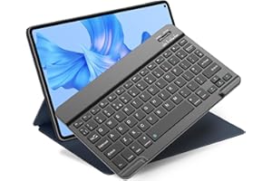 NOOX Bluetooth Keyboard for iPad, Tablets, etc. - Slim Wireless Portable Travel Office Computer Accessories