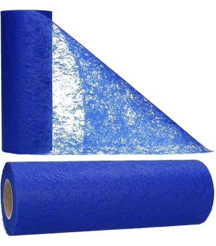 12 Chemins De Table Satin Bleu 30x275cm - Pour Mariage Et événements - Luxe Et élégant