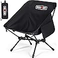OVERMONT Premium Ultralight Compact Folding Chair - Portable Outdoor Chair for Adults, Supports up to 150kg, Includes Carry Bag, Suitable for Beach, Garden, Picnic, Camping, and Fishing