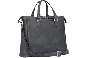 STILORD 'Claire' Borsa Business Donna in Vera Pelle 15 Pollici | Cartella | Borsa per Laptop DIN A4 | Borsa a Tracolla e a Mano per Ufficio