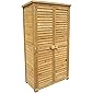 Wiltec Gartenhaus mit Lamellentür 870x465x1600 mm aus Fichtenholz mit Bitumendach