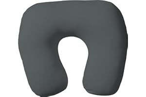 ‎ERWIN MÜLLER Erwin Müller Nackenhörnchenbezug Nürnberg Doppel-Jersey, anthrazit Größe 32x32 cm - weich, temperaturausgleichend, besonders formtreu