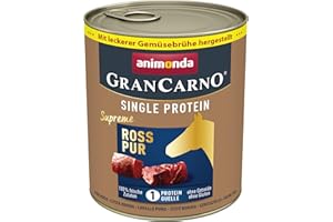 Animonda GranCarno Adult Ross Pur 800g (ENge: 6 I Bestelleinheit)