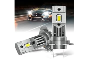 SHINYY Bombillas H7 LED 22000LM 100W, [2023 Nuevo] con Ventilador 6500K Blanco 12V Bombilla LED H7 Faros de Coche para Luz de Cruce y Carretera, 1:1 Reemplace Lámparas Halógenas, Paquete de 2