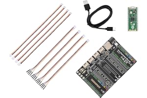 SEENGREAT New for Raspberry Pi Pico 2 High Performance Microcontroller with RP2350 Chip 2MB Flash & 2MB SRAM Comes with Pico Expansion Board for Easily Connection Plug & Play