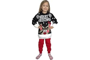 LUXE DIVA Maglione natalizio unisex lavorato a maglia Rudolph