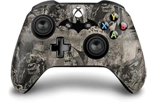 Head Case Designs Officially Licensed Batman DC Comics Collage Distressed Logos And Comic Book Vinyl Sticker Gaming Skin Decal Cover Compatible With Xbox One S/X Controller