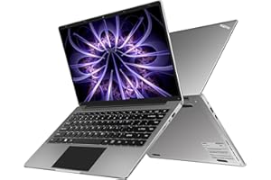 WOZIFAN Ordinateur PC Portable 14 Pouces Win11 Celeron N4020 256Go SSD Support 1 to SSD Expansible 2.4G+5G Double WiFi Bluetooth 4.2 HDMI 1920 x 1080p Souris Sans Fil & Membrane de Clavier AZERTY - Gray